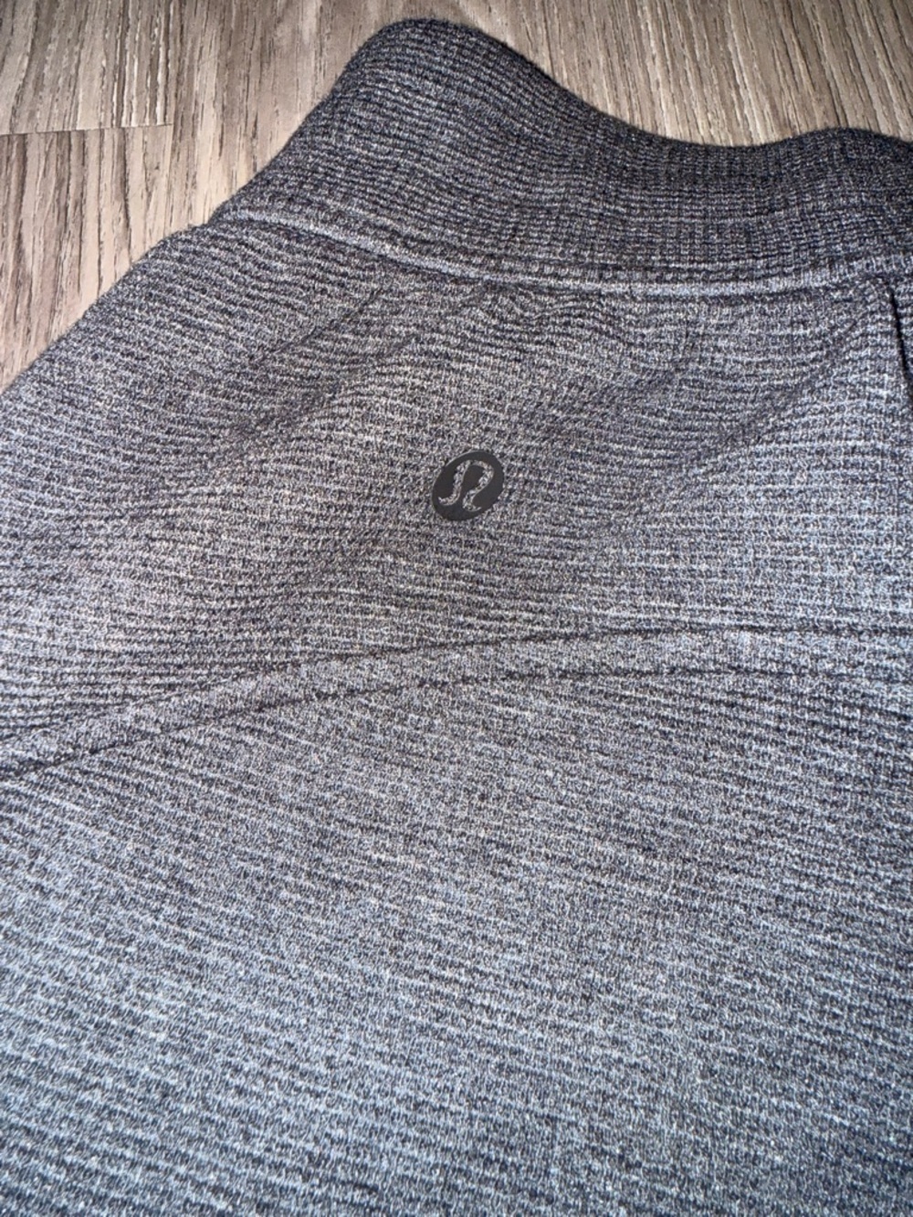 lululemon athletica High-Waist Charcoal Knit Shorts - Picture 3 of 4